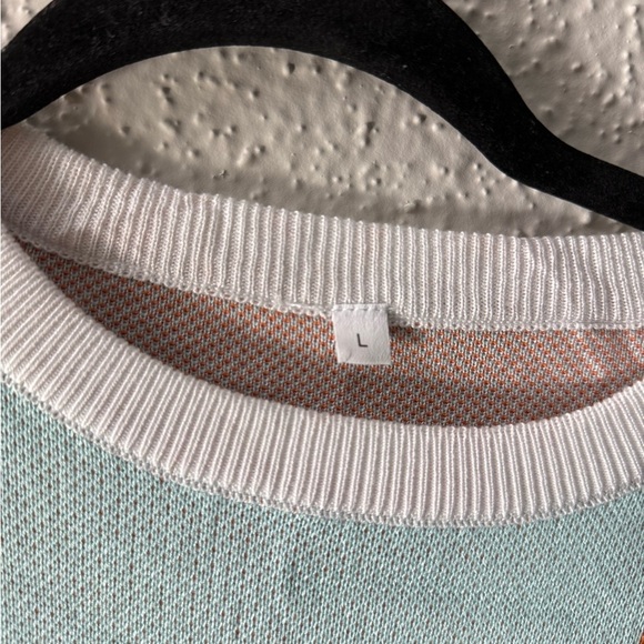 Colorful Checkered Sweater Size L - Picture 4 of 6